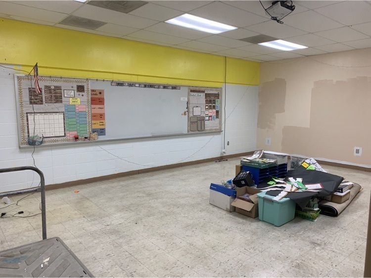 painting classroom white